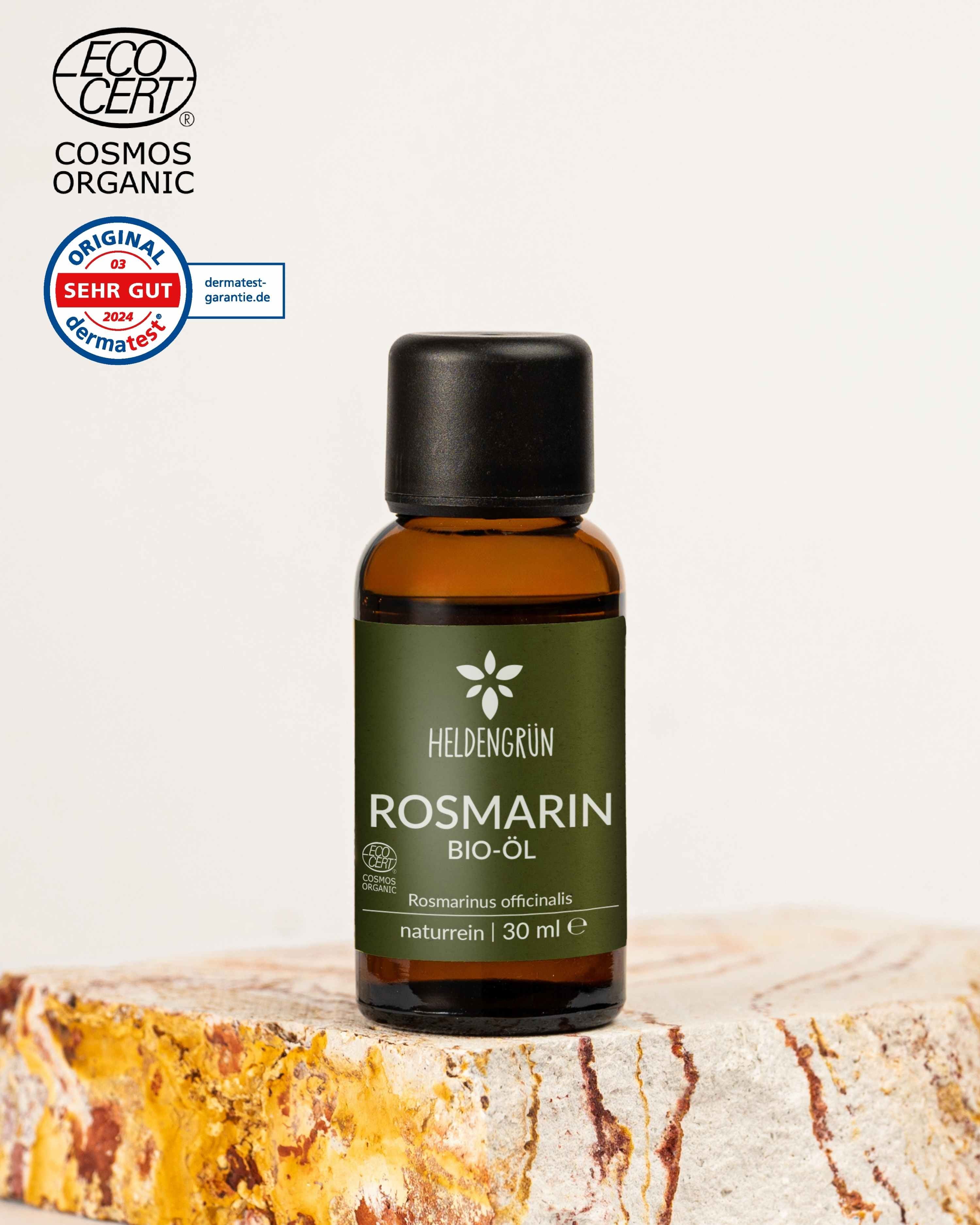 Heldengrün® Bio-Rosmarinöl - Für natürliches Haarwachstum! Duftöle Heldengrün