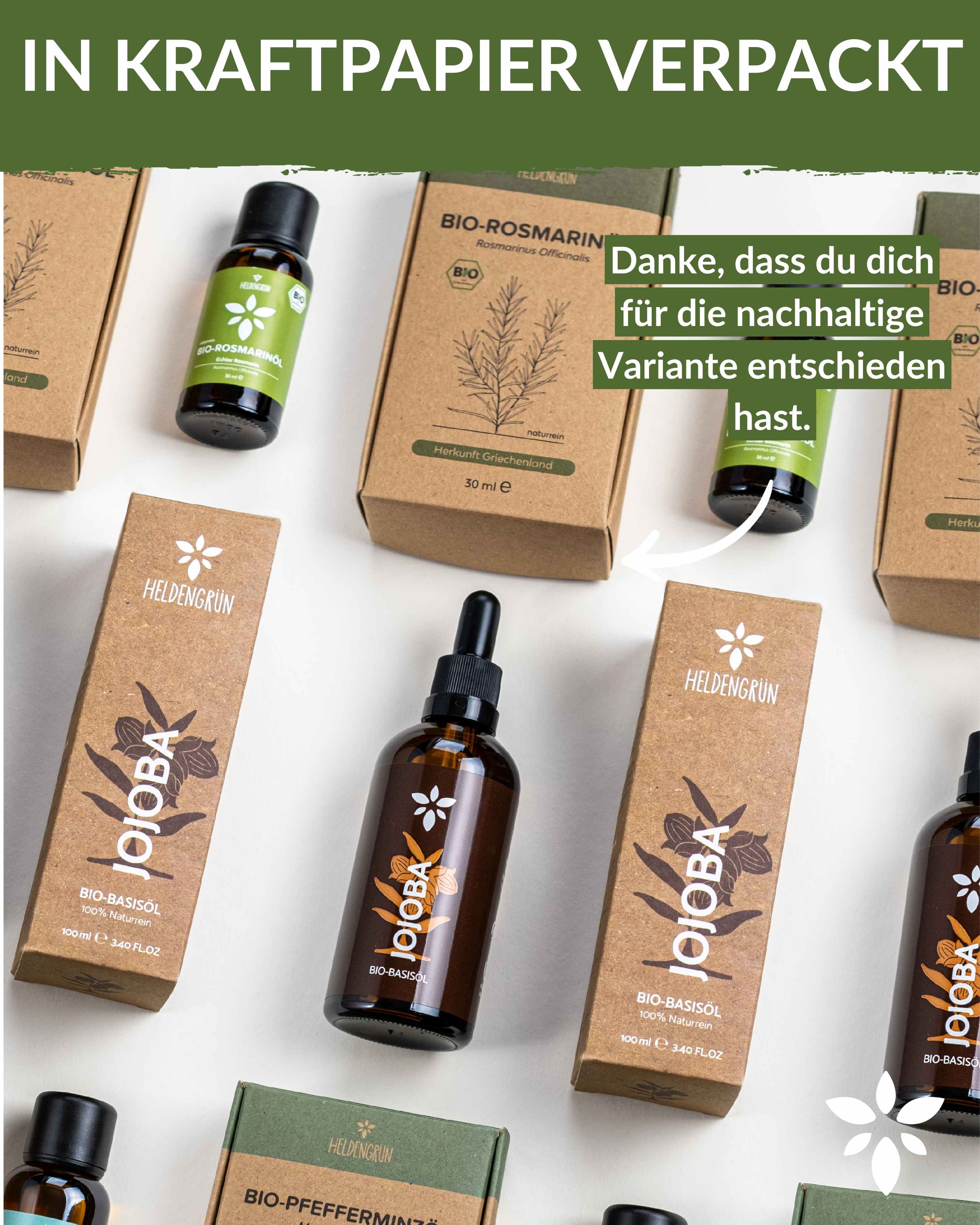 Heldengrün® Bio-Rosmarinöl - Für natürliches Haarwachstum! Duftöle Heldengrün