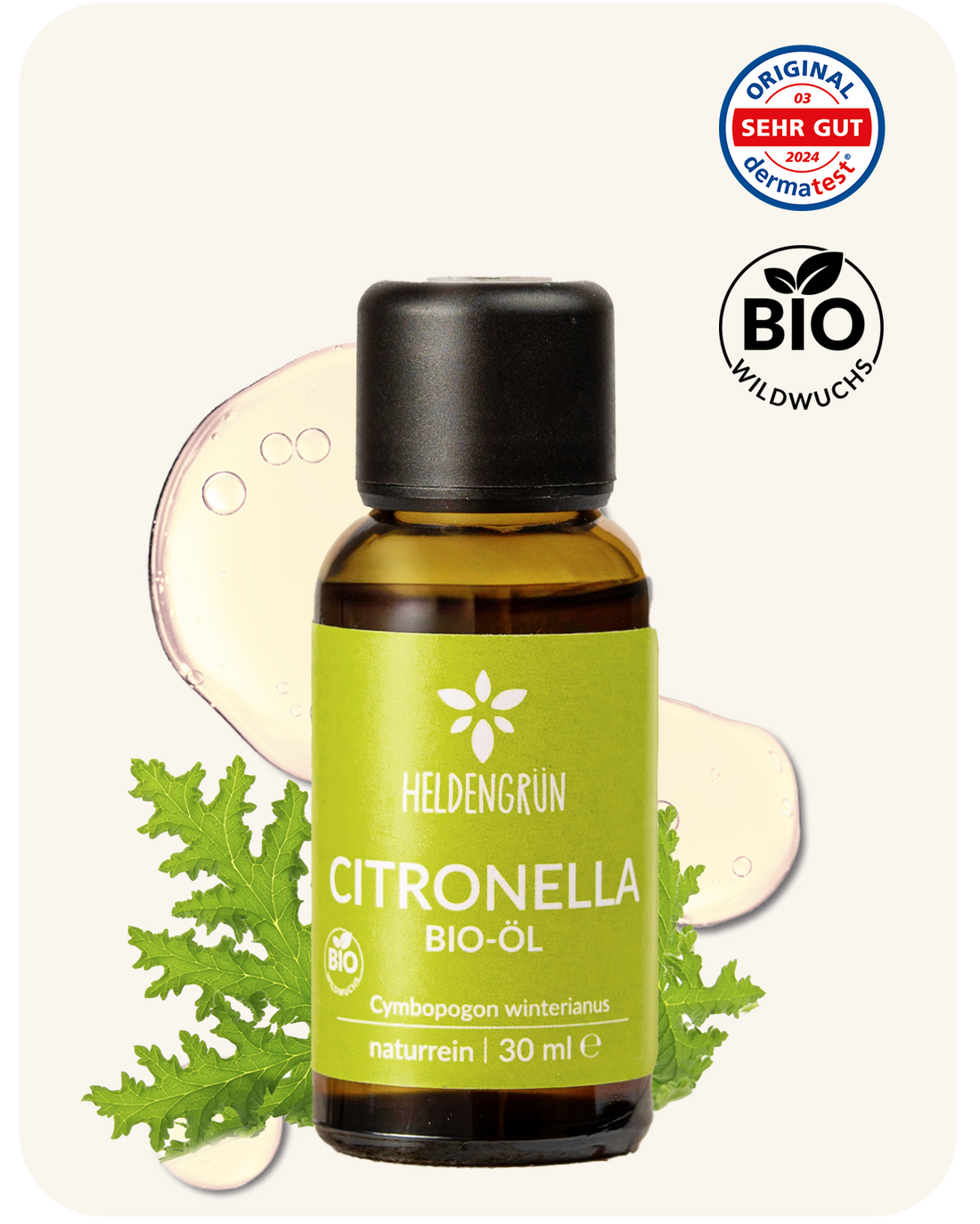 Bio-Citronellaöl Heldengrün