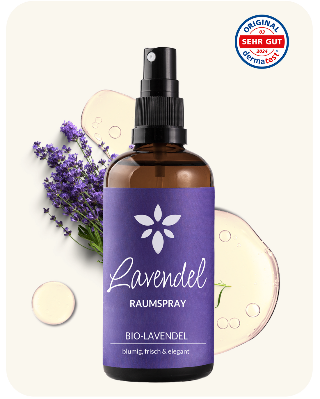 Raumspray Lavendel Duftöle Heldengrün