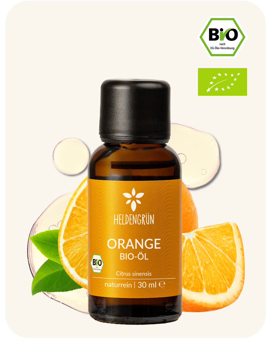 Bio-Orangenöl Duftöle Heldengrün